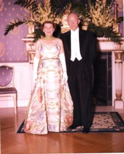 Ike and Mamie Eisenhower at Formal Dinner