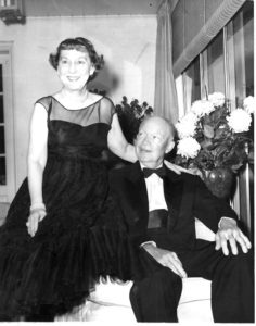 In retirement, Mamie and Ike prepare to celebrate Ike's 71st birthday at John's house