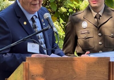 Col. Tom Vossler shares Ethan Palmer's accomplishments