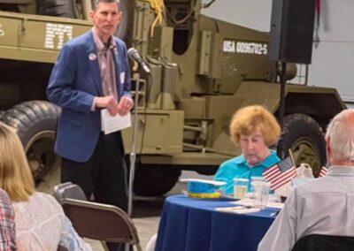 2026 At Ease Event: Interim President Chris Burne introduced the interns.