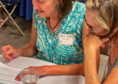 2026 At Ease Event: Mary Lowe wrote the answers for the Trivia game.
