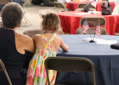 child and flag